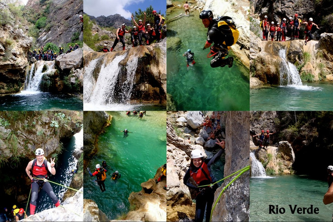 Rio Verde Canyoning, Costa del Sol Canyoning, Near Marbella, Canyoning in Spain
